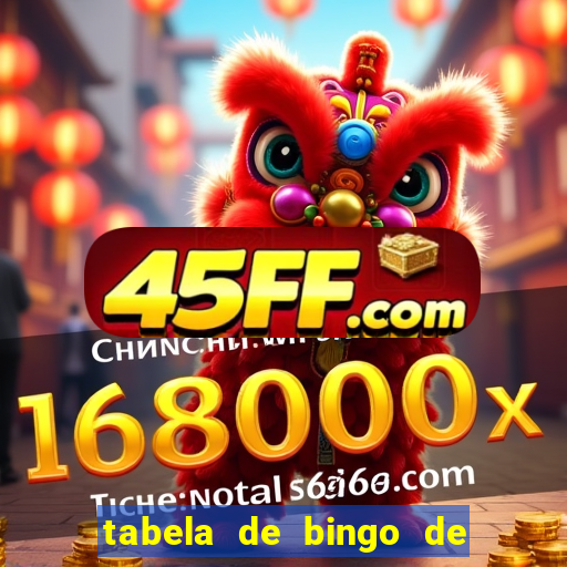 tabela de bingo de 1 a 100
